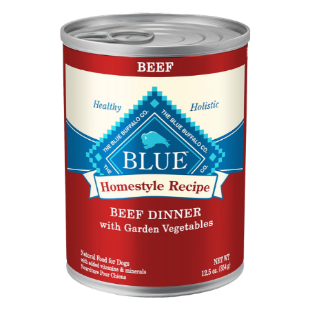 Blue Buffalo Homestyle Recipe Beef Dinner with Garden Vegetables & Sweet Potatoes Canned Dog Food