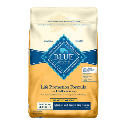 Blue Buffalo Life Protection Formula Small Breed Healthy Weight Adult Chicken & Brown Rice Recipe Dry Dog Food