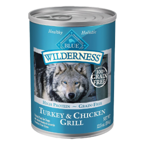 Blue Buffalo Wilderness Turkey & Chicken Grill Grain-Free Canned Dog Food