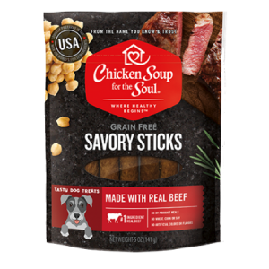 Chicken Soup For The Soul Grain Free Beef Savory Dog Treats