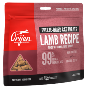 Orijen Freeze Dried Cat Treats Lamb 1.25-oz