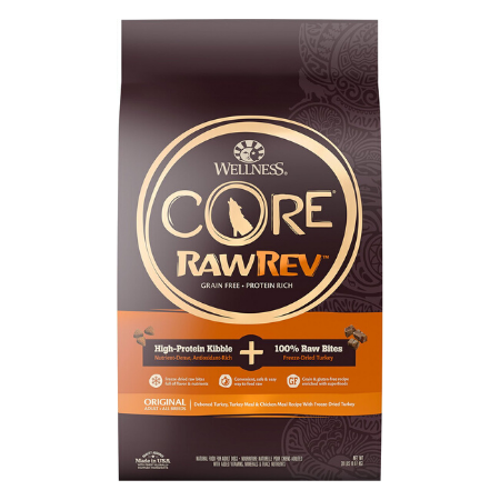 Wellness Core RawRev Natural Grain Free Original Turkey and Chicken