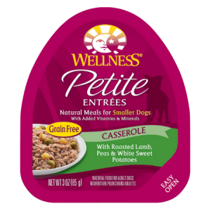 Wellness Petite Entrees Casserole with Roasted Lamb, Peas & White Sweet Potatoes Grain-Free Wet Dog Food