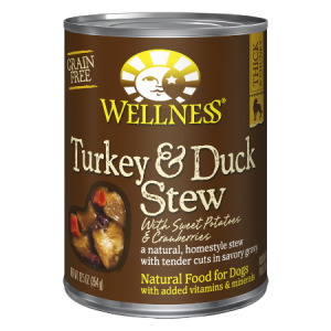 Wellness Turkey & Duck Stew with Sweet Potatoes & Cranberries Canned Dog Food
