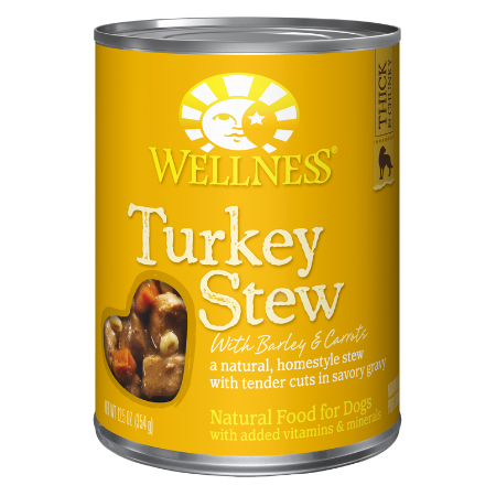 Wellness Turkey Stew with Barley & Carrots Canned Dog Food