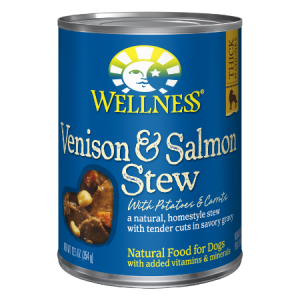 Wellness Venison & Salmon Stew with Potatoes & Carrots Canned Dog Food