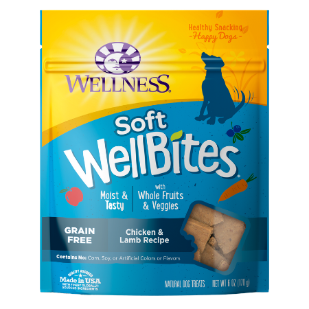 Wellness WellBites Chicken & Lamb Recipe Soft & Chewy Dog Treats