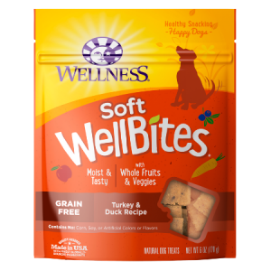 Wellness WellBites Turkey & Duck Recipe Soft & Chewy Dog Treats