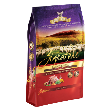 Zignature Lamb Formula Small Bites Dry Dog Food