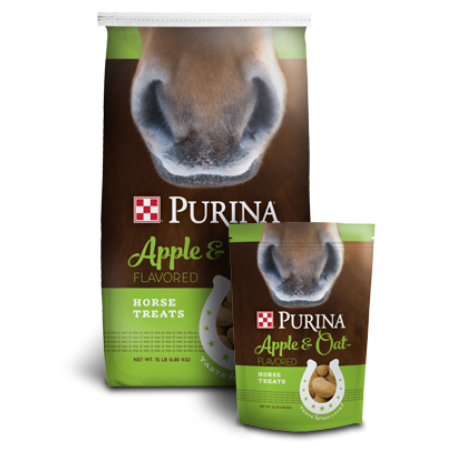 Purina Apple Oat Horse Treats Size Combo