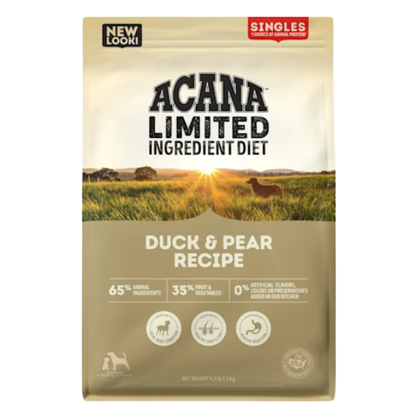 ACANA Singles Limited Ingredient Duck & Pear Grain-Free Dry Dog Food 4.5-lb