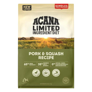 ACANA Singles Limited Ingredient Diet Pork & Squash Recipe Grain-Free Dry Dog Food 4.5lb