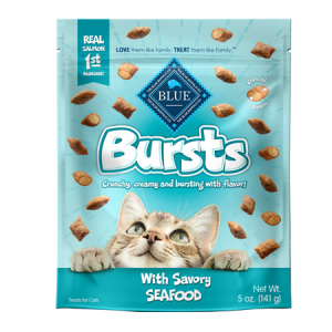 Blue Buffalo Bursts With Savory Seafood Cat Treats