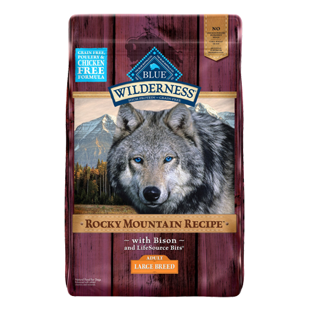 Blue Buffalo Wilderness Rocky Mountain Bison Adult Large Breed Dry Dog