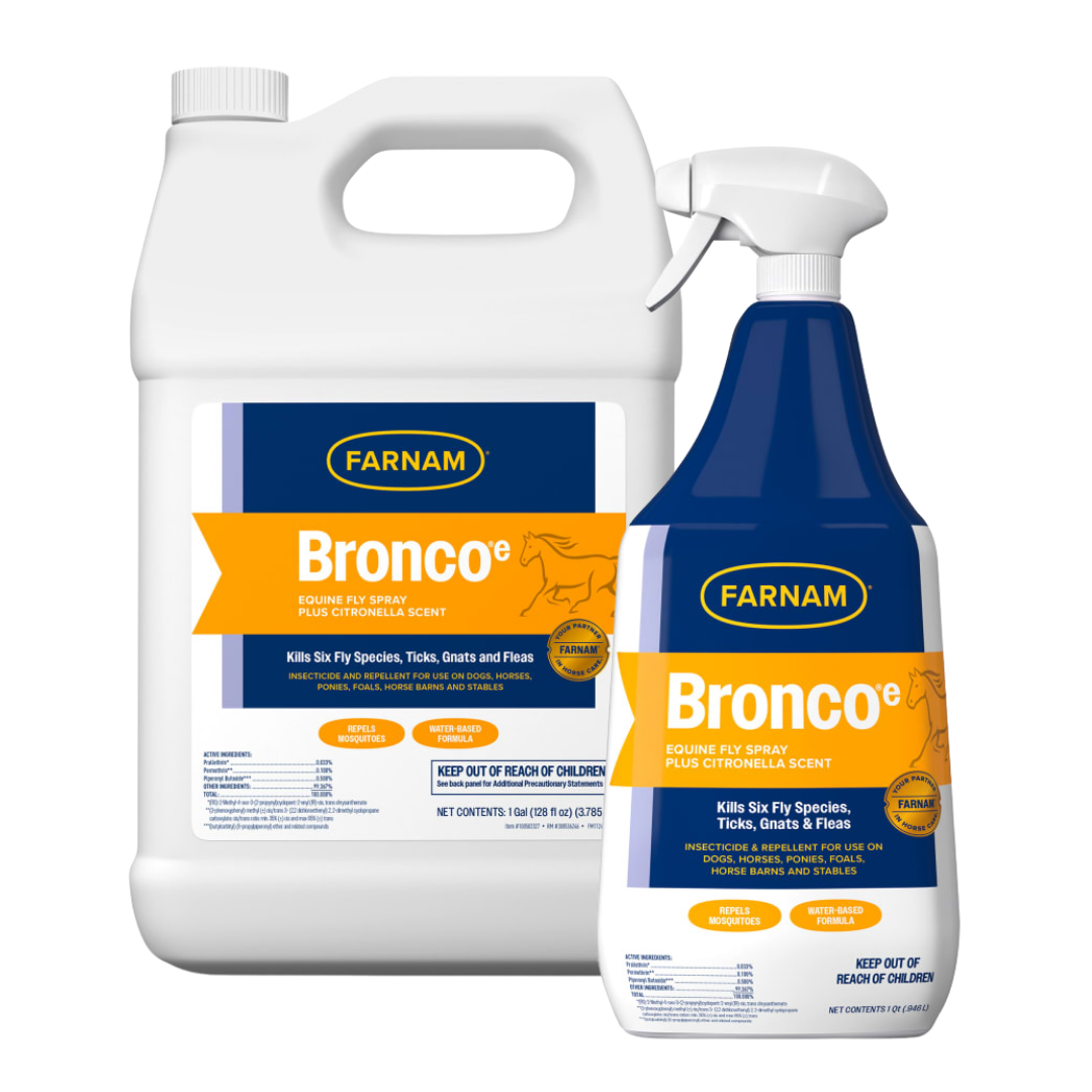 Farnam Bronco (E) Equine Fly Spray Plus Citronella Scent