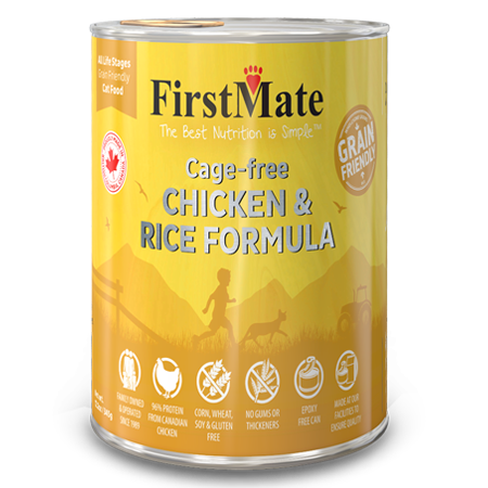 FirstMate Cage-free Chicken & Rice Formula for Cats
