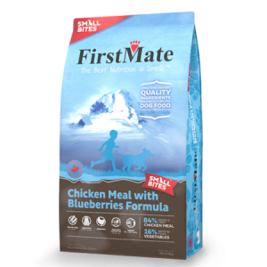 FirstMates Chicken Meal & Blueberries Small Bites Dry Dog Food