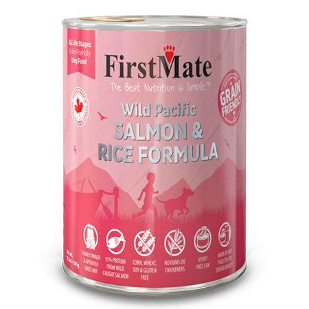 FirstMate Wild Pacific Salmon & Rice Wet Dog Food