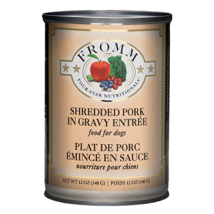 Fromm Shredded Pork in Gravy Entree Canned Dog Food