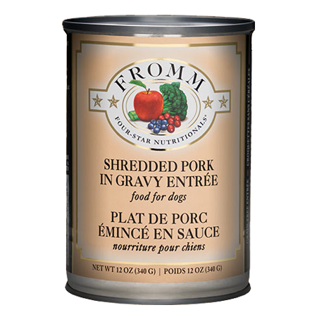 Fromm Shredded Pork in Gravy Entree Canned Dog Food