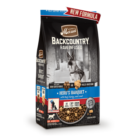 Merrick Backcountry Raw Infused Hero's Banquest Dry Dog Food