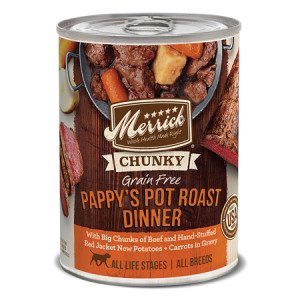 Merrick Chunky Grain Free - Pappy's Pot Roast Dinner in Gravy