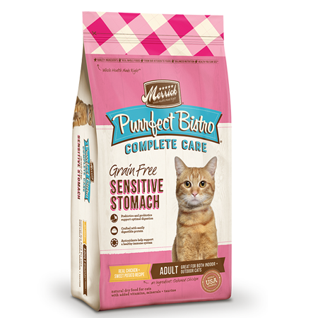 Merrick Purrfect Bistro Complete Care Grain- Free Sensitive Stomach Recipe Dry Cat Food