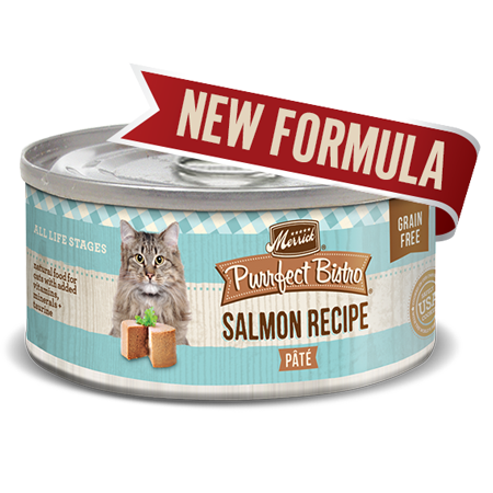 Merrick Purrfect Bistro Grain Free Salmon Pate Canned Cat Food