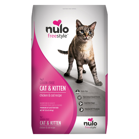 Nulo Freestyle Chicken & Cod Recipe Grain Free Dry Cat & Kitten Food