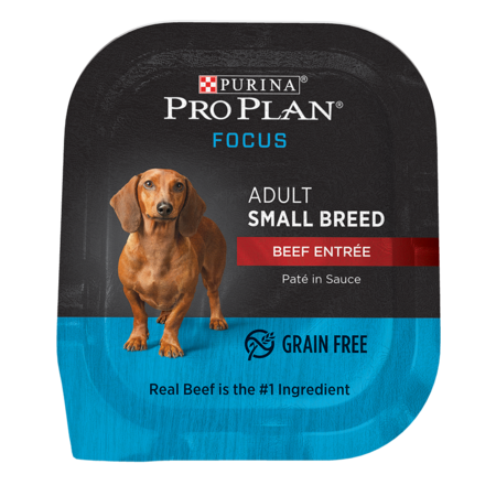 Purina Pro Plan Focus Adult Small Breed Beef Wet Dog Food