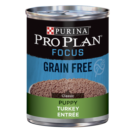 Purina Pro Plan FOCUS Grain Free Puppy Classic Turkey Entrée Wet Dog Food