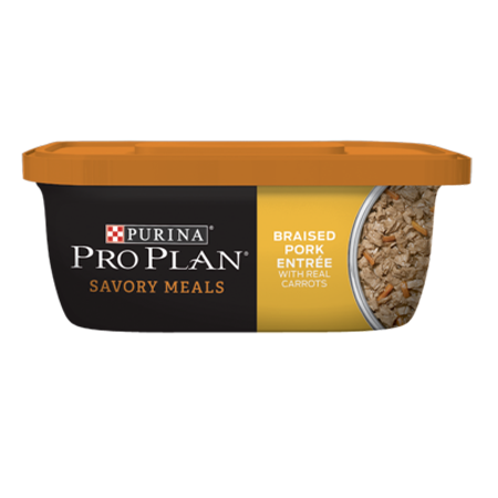 Purina Pro Plan Savory Braised Pork With Carrots Wet Dog Food