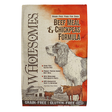 Wholesomes™ Grain-Free Beef Meal & Chickpeas Dry Dog Food