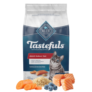 Blue Tastefuls Indoor Adult Cat Salmon & Brown Rice Recipe