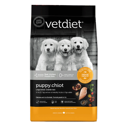 Vetdiet Puppy - Large Breed Chicken & Rice Dry Dog Food