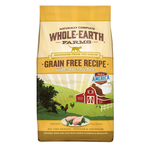 Whole Earth Farms Grain-Free Real Chicken Recipe Dry Cat Food