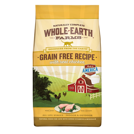 Whole Earth Farms Grain-Free Real Chicken Recipe Dry Cat Food