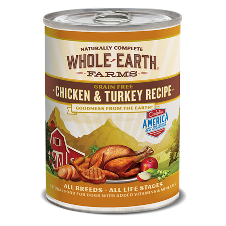 Whole Earth Farms Chicken & Turkey Wet Dog Food