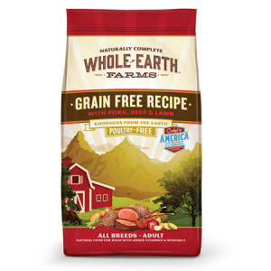Whole Earth Farms Grain Free Pork, Beef & Lamb Dry Dog Food