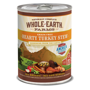 Whole Earth Farms Grain Free Wet Dog Food With Hearty Turkey Stew