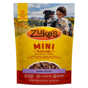 Zuke's Mini Naturals Rabbit Recipe Training Dog Treats