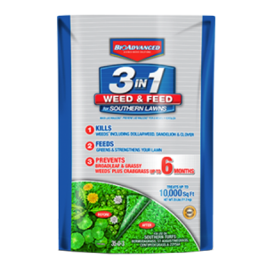 BioAdvanced 3-In-1 Weed & Feed For Southern Lawns