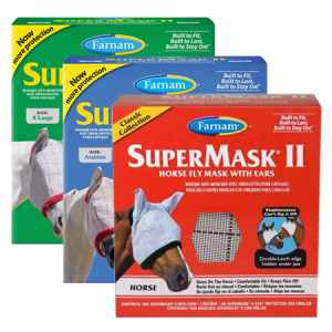 Farnam SuperMask II Horse Fly Mask Class with Ears