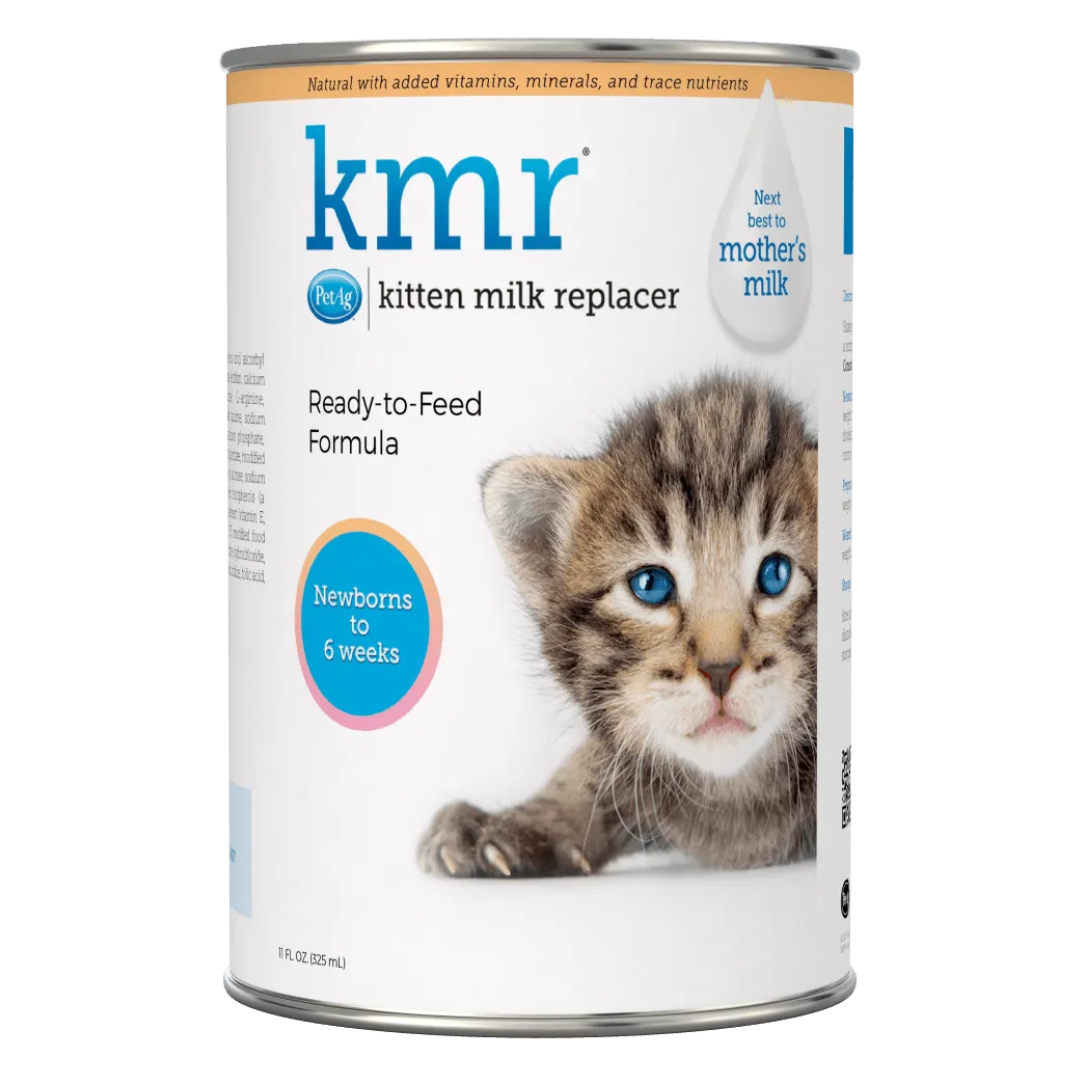 KMR Kitten Milk Replacer Liquid. 11-oz can.