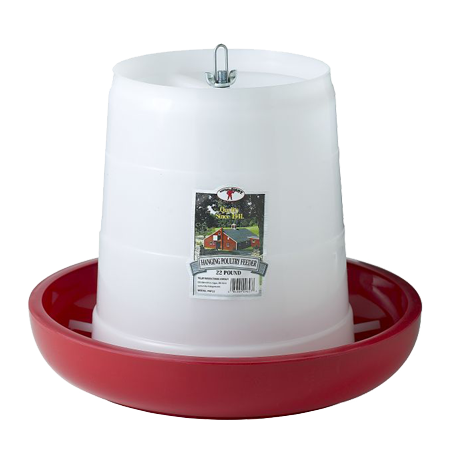 Little Giant 22lb Plastic Hanging Poultry Feeder