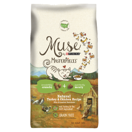 Purina Muse MasterPieces Natural Turkey & Chicken Recipe Dry Cat Food