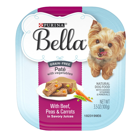 Purina Bella Grain Free Beef, Peas & Carrots