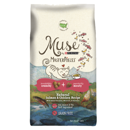 Muse MasterPieces Natural Salmon & Chicken Recipe Dry Cat Food