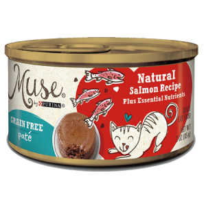 Purina Muse Natural Salmon Recipe Grain-Free Pate Canned Cat Food
