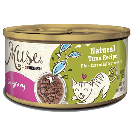 Purina Muse Natural Tuna Recipe in Gravy Canned Cat Food